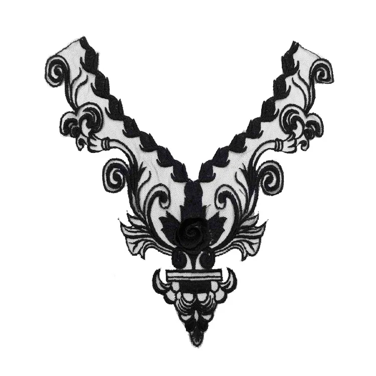 Новинка 2019 модная аппликация сделай сам Водорастворимая Вышивка украшение для