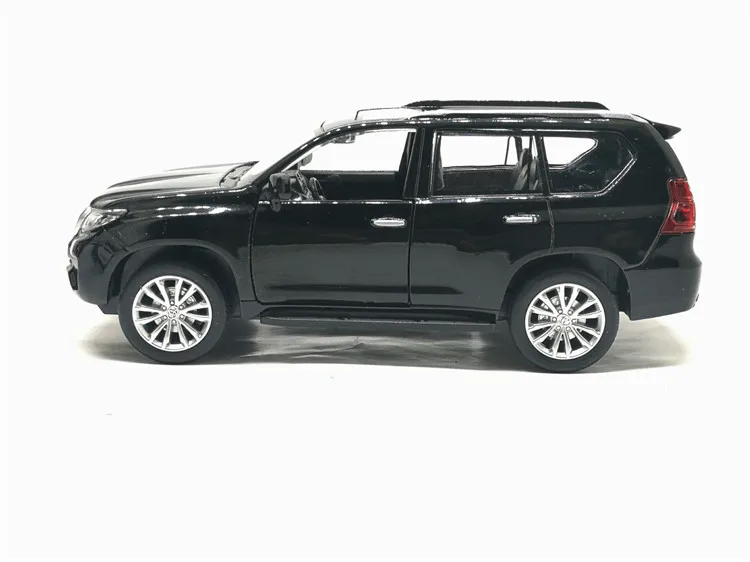 Высокая симитация 1:32 TOYOTA LAND CRUISER PRADO металлический сплав Модель автомобиля игрушки с вытягиванием назад для детей подарки на день рождения