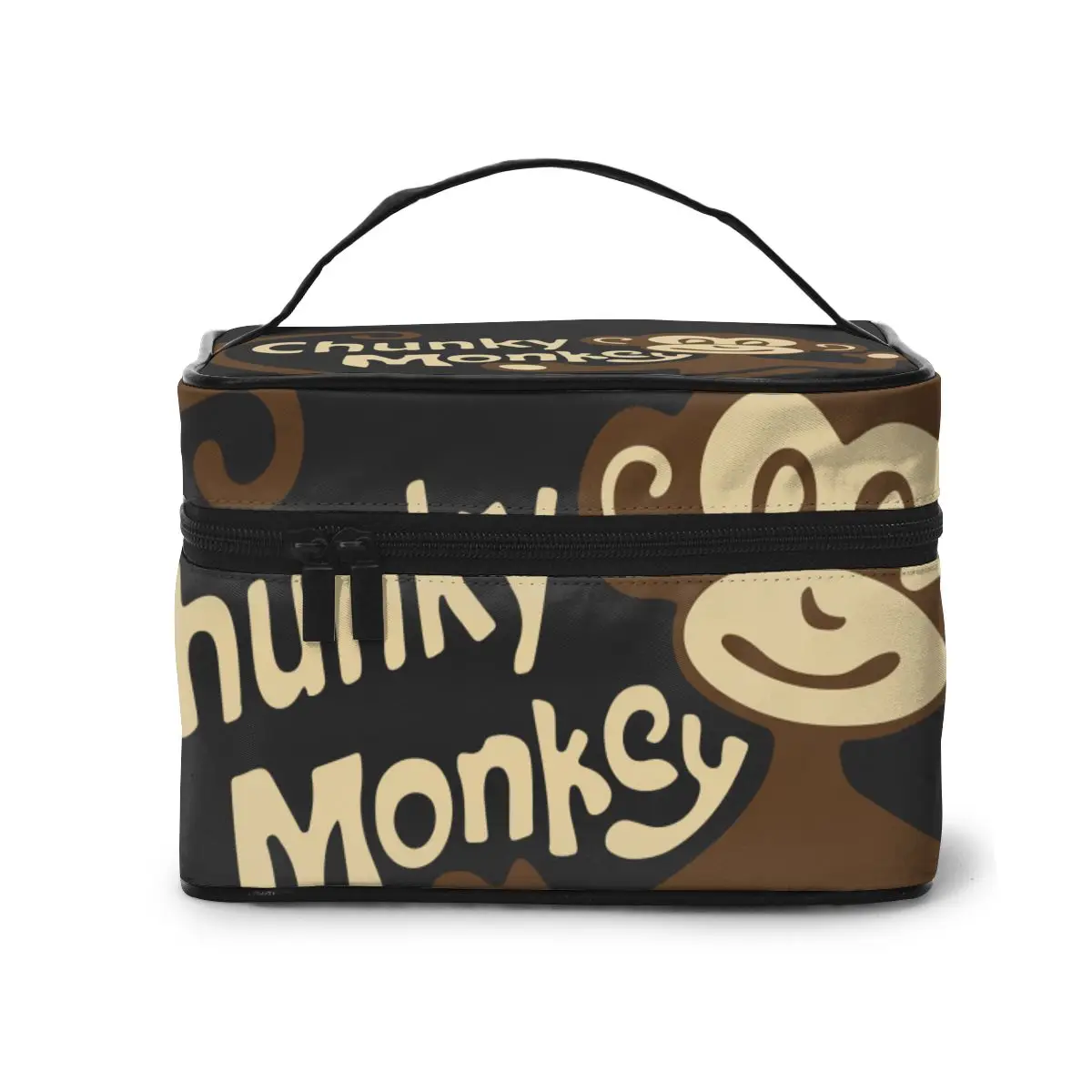 

Women Cosmetic Bag Makeup Case CHUNKY MONKEY Make Up Storage Pouch Toiletry Beauty Wash Bag