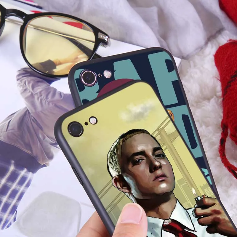Для iPhone 11 Pro Max 2019 Прозрачный мягкий силиконовый чехол для телефона Hop Rapper Эминем