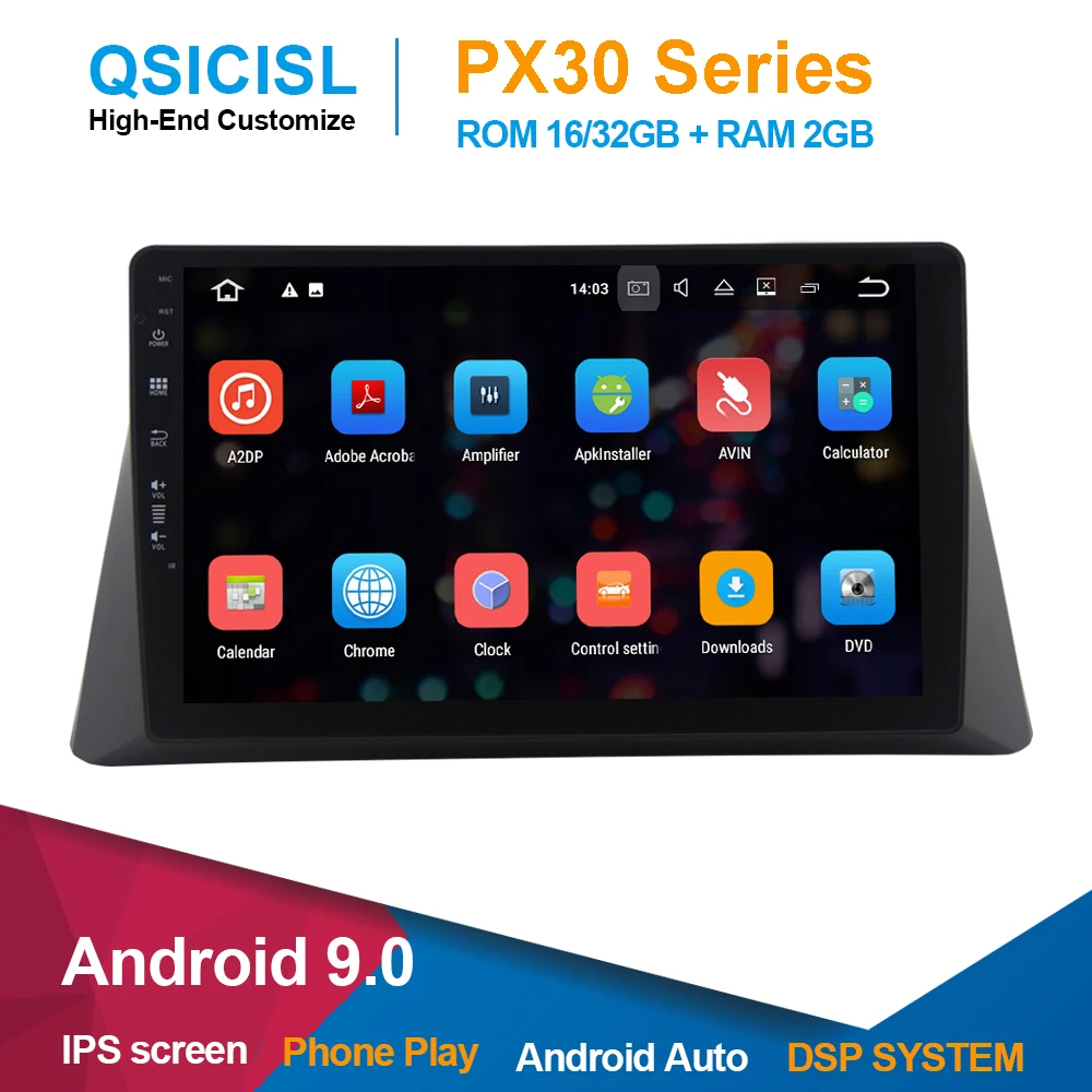 Android 9 0 автомобильный Радио мультимедийный плеер для Honda Accord 8 era 2008-2012 ips 10 1 &quot1 din