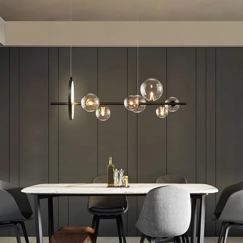 

Modern Restaurant Chandelier Luxury Glass Pendant Lamp Decoration Lighting For Living Room Bedroom LED G9 AC110v AC220v