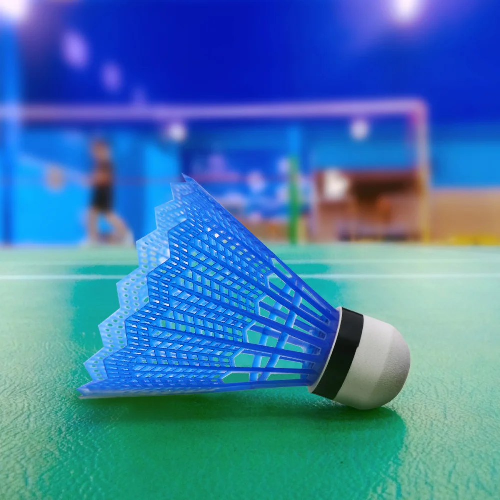 

VORCOO 12Pcs Nylon Crown Shuttlecocks Training Badminton Balls with Great Stability and Durability for Indoor Outdoor Sports