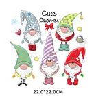 Симпатичные гномы, патчи с надписью 