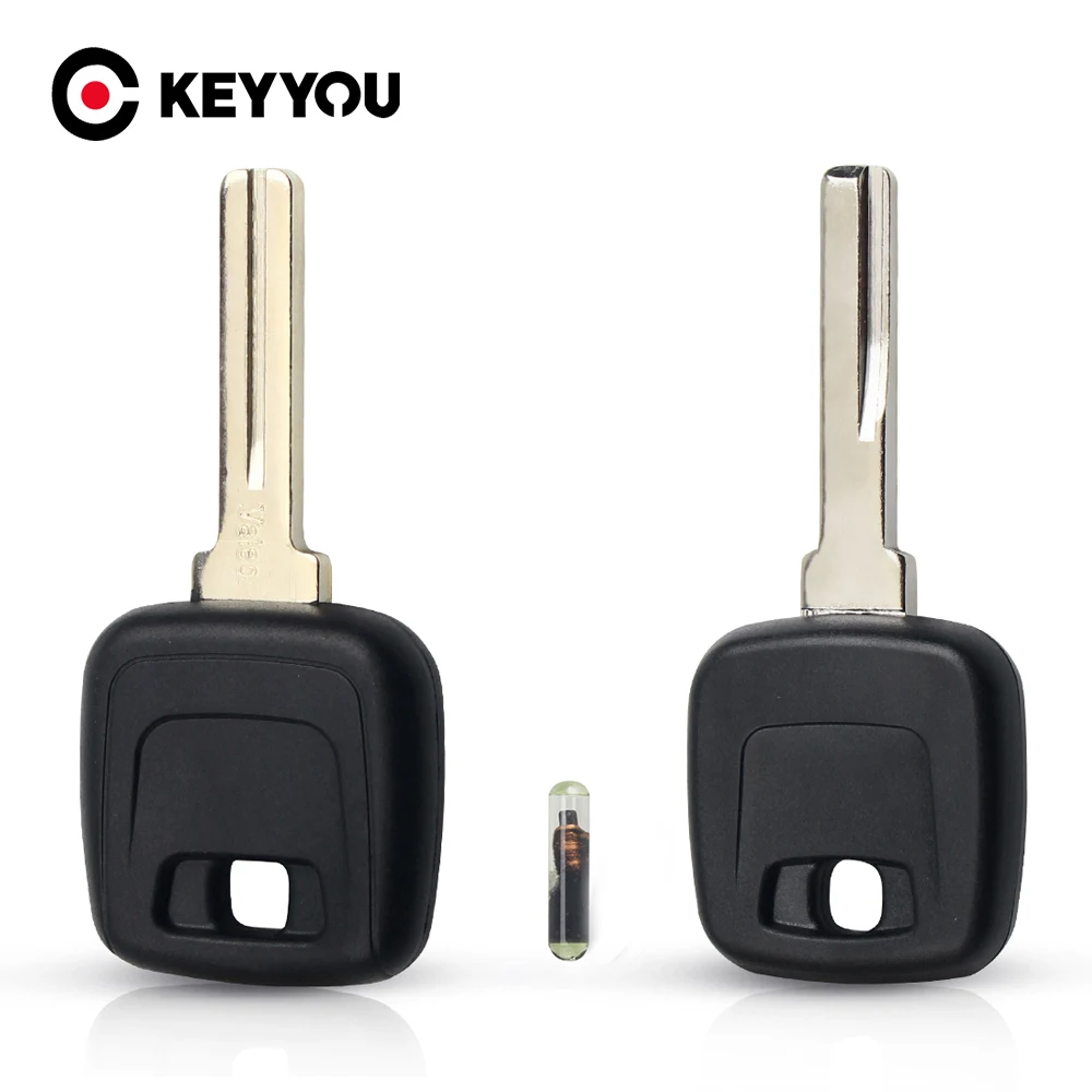 

KEYYOU Fob ID48 Chip For VOLVO S40 V40 850 960 C70 S70 V7 D30 XC70 XC60 Transponder Key Case Replacement Car Key shell Case