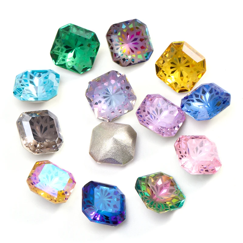 

XiChuan Top Preferred Princess Side Lotus Pointed Bottom Glue On Rhinestones Diy Jewelry Clothing AccessoriesNail decoration