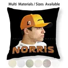 Наволочка для подушки лванная Норрис наволочка для подушки хлопчатобумажная льняная наволочка с принтом Лэндо Норрис Ln _ 4 для водителя мотоспорта Mclaren ношеная потертая