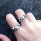 Кольцо на палец для мужчин и женщин, винтажное креативное украшение с фигуркой животного, лягушки, в стиле панк, хороший подарок на день Святого Валентина