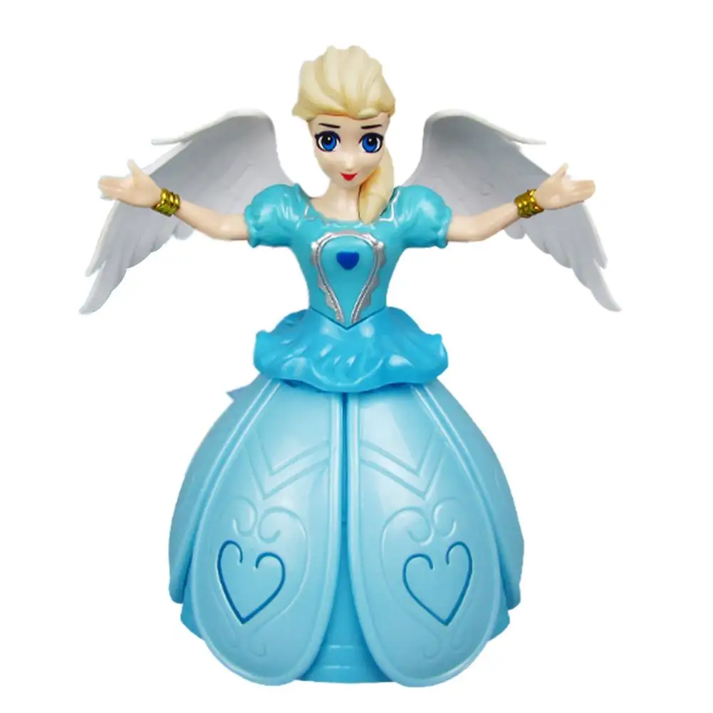 Электрический танец куклы принцессы игрушки светильник музыка Универсальный