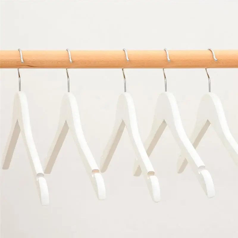 10 шт. деревянные вешалки для пальто и юбки|Вешалки крючки| |