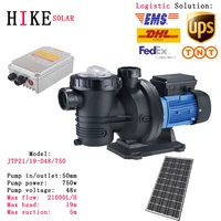 hike solar equipment hot selling solar swimming pool pump with controller centrifugal solar pumps model jtp2119 d48750