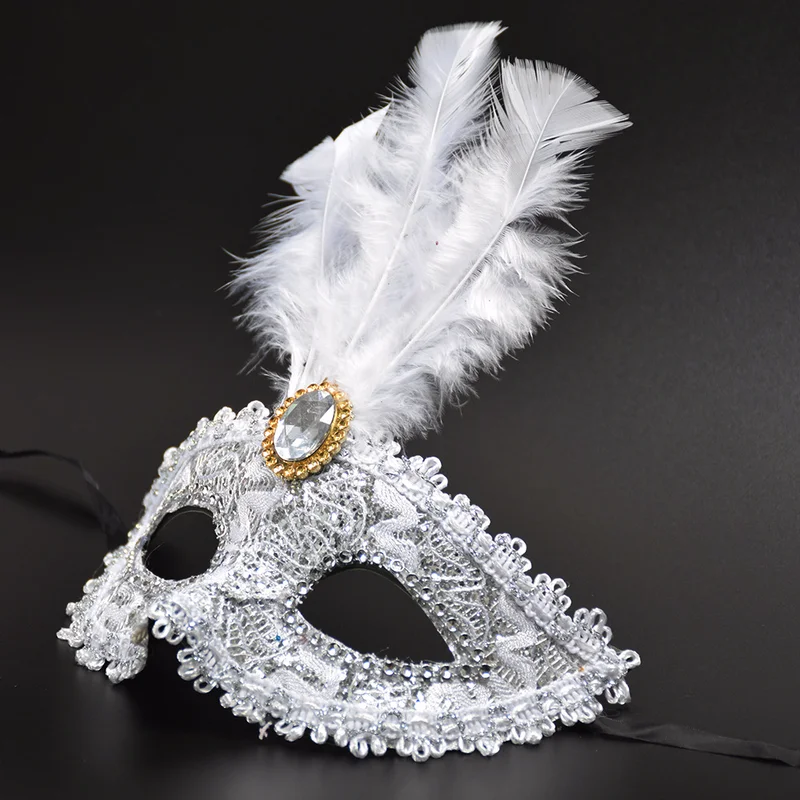 1 шт. Женская Маскарадная маска с перьями и цветами|Аксессуары для костюмов| |