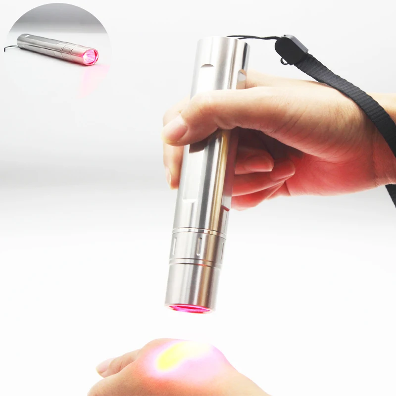 Joint Pain Portable Led Near Infrared Infra 850nm Handheld Medikel Lamp 630nm 660nm Red Light Therapy torch Therapy Lamp