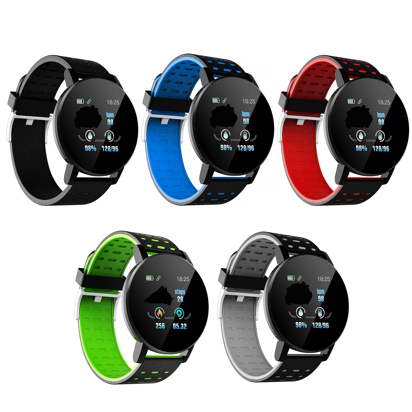 

Intelligent Smartwatch Pedometer Heart Rate Sleep Tracker HD Screen Smart Bracelet Watch Fitness Tracker Heart Rate