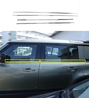 4Pcs Window Frame Decoration Cover molding Trim fit for Land Rover Defender 110 4D 2020 2021
