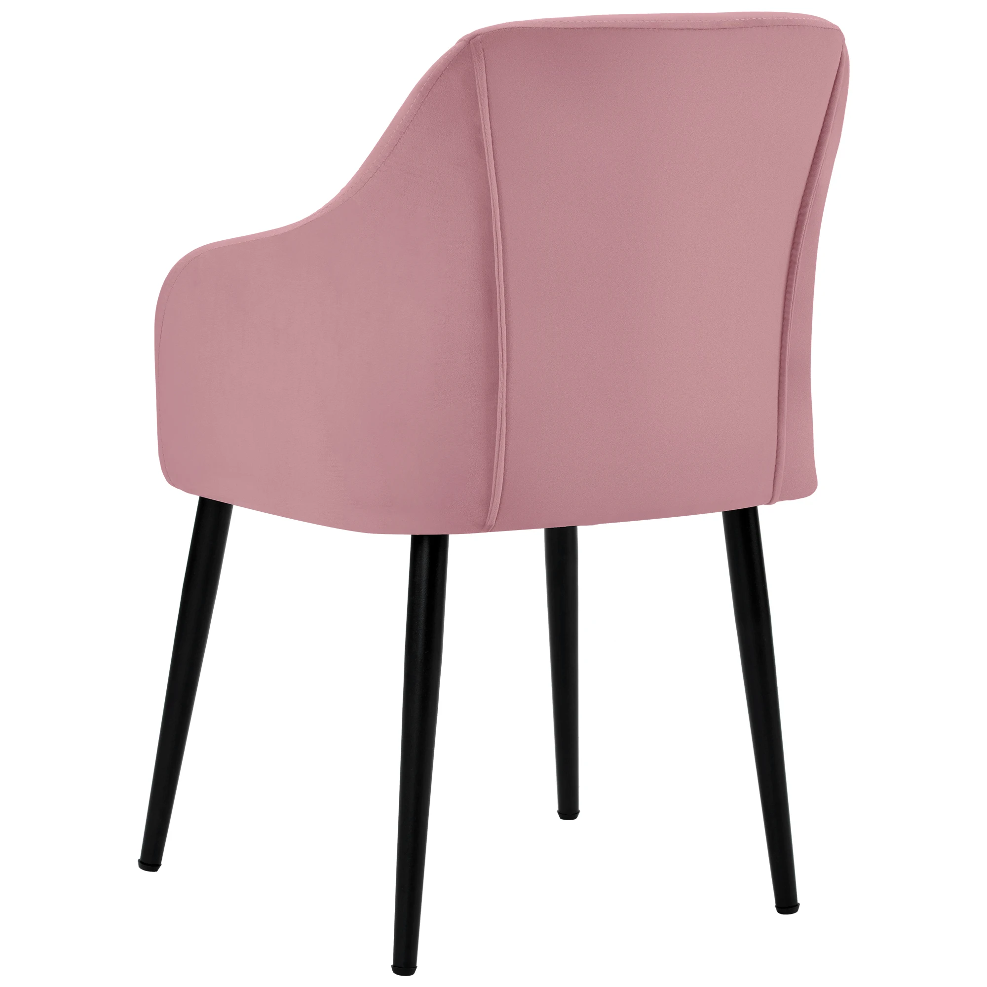 Розовый бархат обеденный стул счетчик Lounge Гостиная Кухня Спальня угловая Ванна