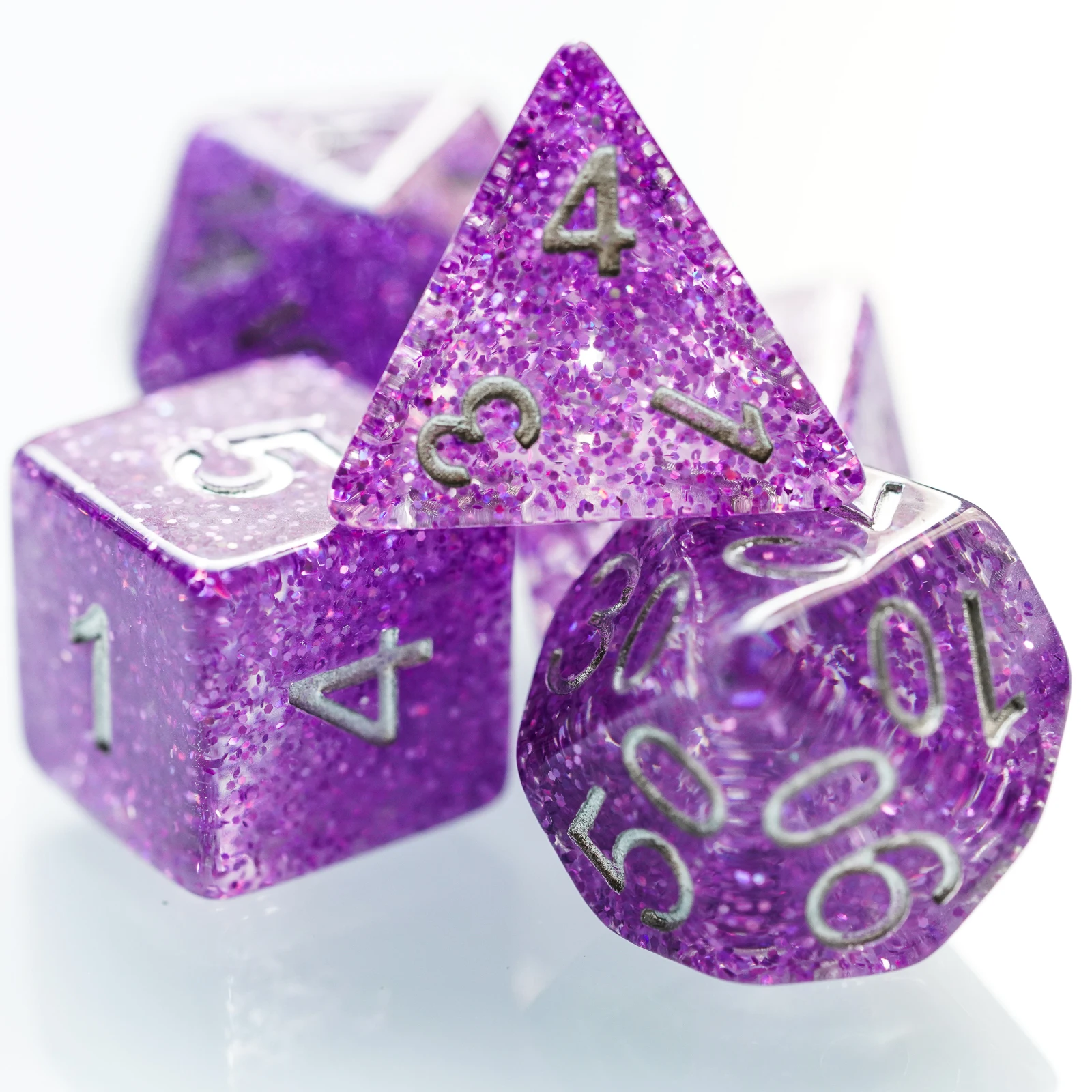 7 шт./компл. разноцветные блестящие игральные кости DND набор костей D4 D6 D8 D10 D % D12 D20