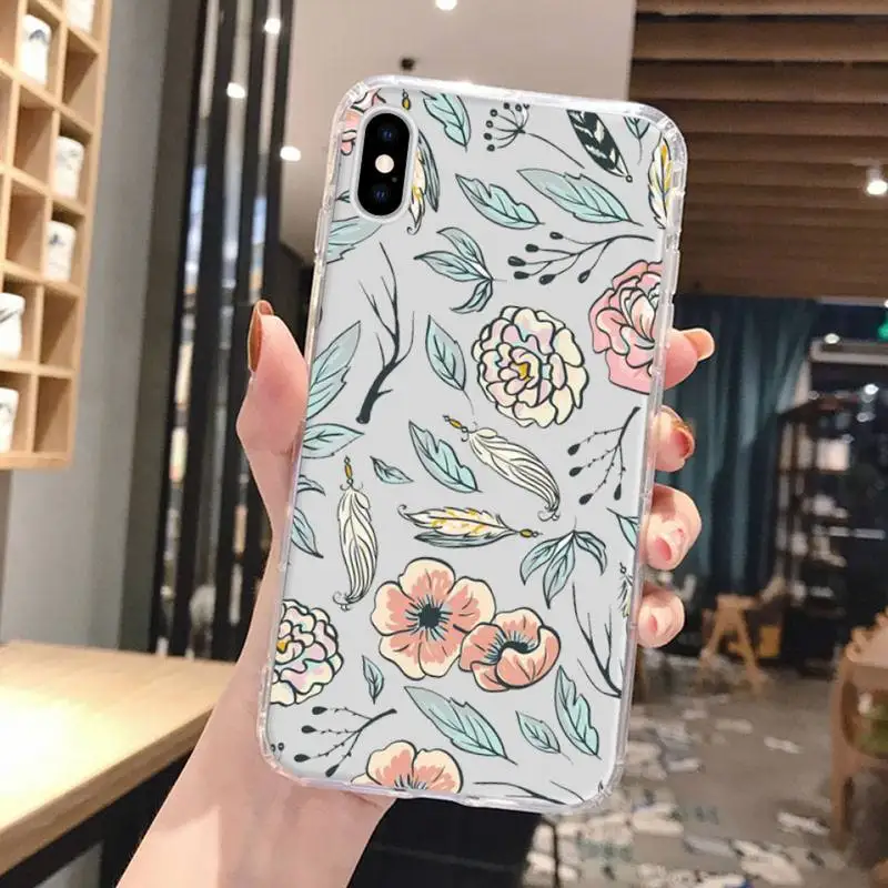 Чехол для телефона с цветочным узором в стиле ретро Huawei honor P mate 40 20 30 10 50 i 9 x pro lite 8a |