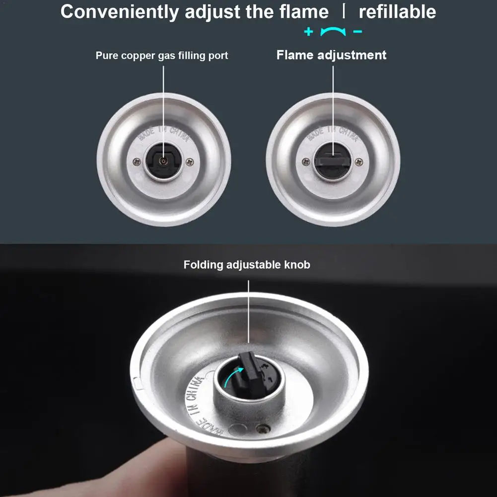 1 шт. Бутановая топливная портативная зажигалка | Дом и сад