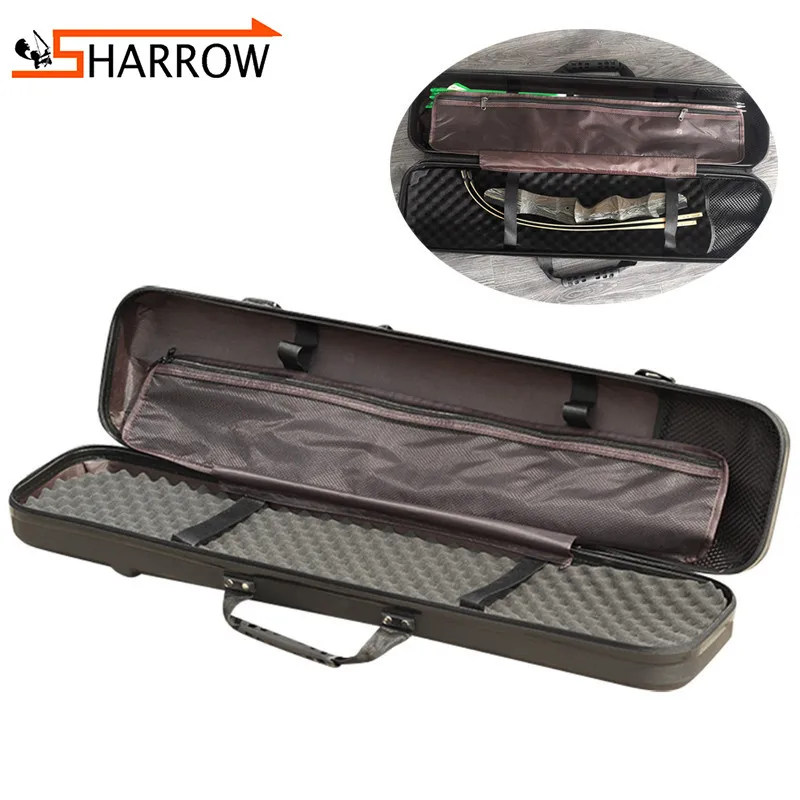 1pc Recurve Bow Box Arcehry American Hunting Bow Case for Outdoor Hunting Shooting Portable Shoulder Split Bow Storage Boxs