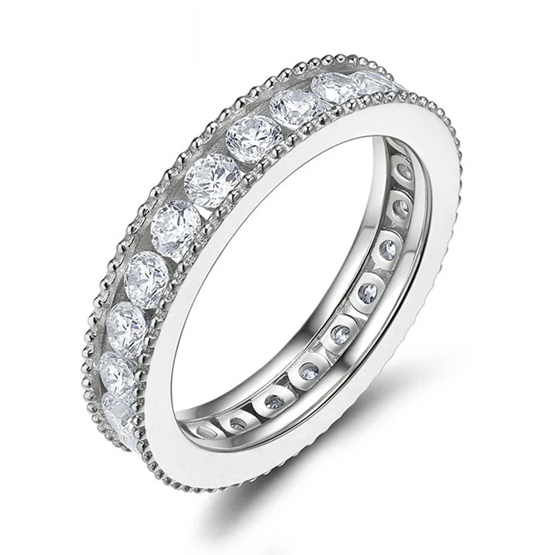 

Somen Real Silver Ring Size 4-10 Women Wedding Rings Romantic Love Style Wholesale Sieraden Bague Mariage Femme