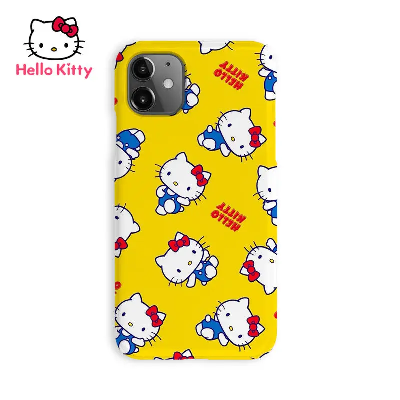 

Hello Kitty hard case high quality case for iPhone13/13Pro/13Promax/7/8P/X/XR/XS/XSMAX/11/12Pro/12mini Phone Case Cover