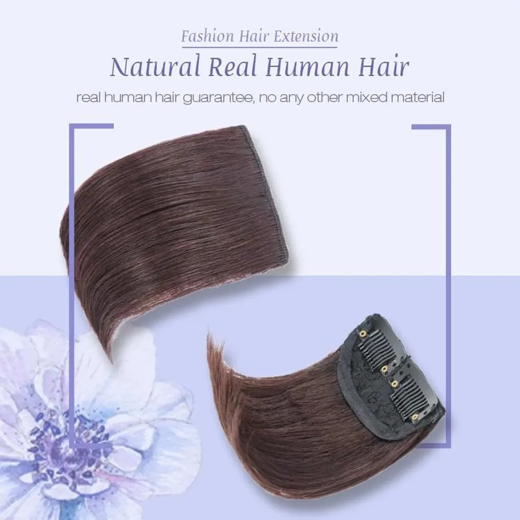 

Hair Pad Cover Bald Ladies Sexy Hair Pad Hair Bangs Cover Heat-resistant Real Hairs Invisible Pad Increase Hairs Volume#y30