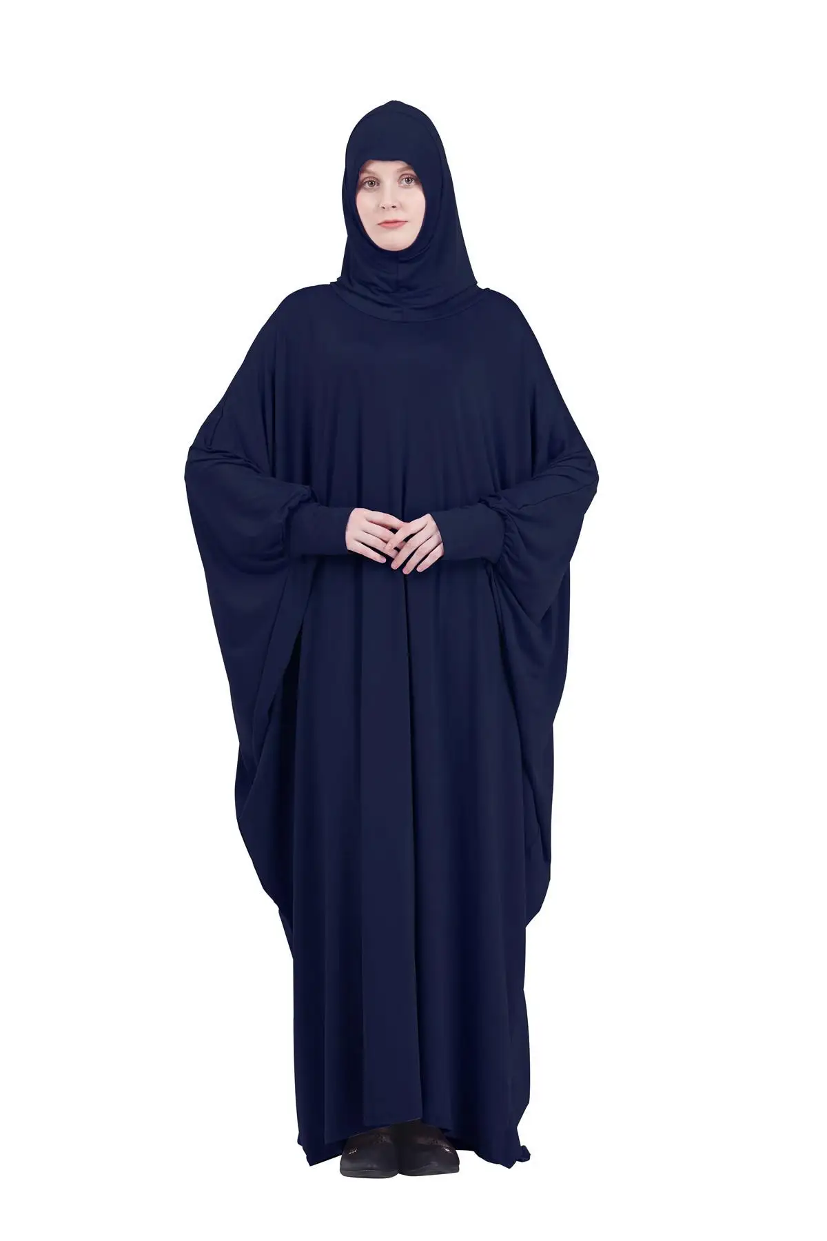 Formal Muslim Prayer Garment long khimar Dress Women Hooded Islamic Clothing Dubai Turkey Namaz Jurken Abaya Hijab djellaba robe |