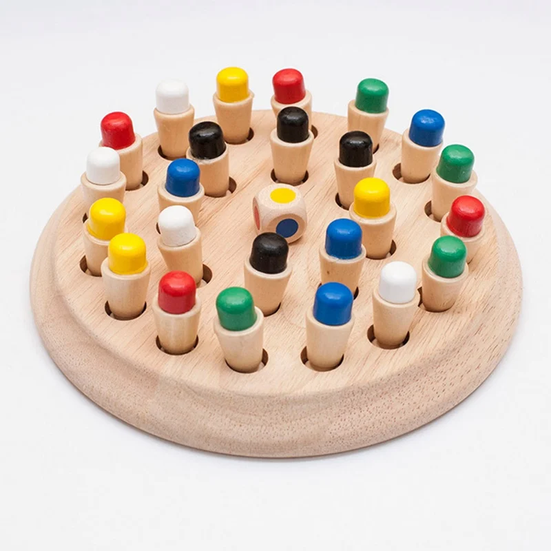 Детская игра для вечерние деревянная палочка запоминания шахматная забавная