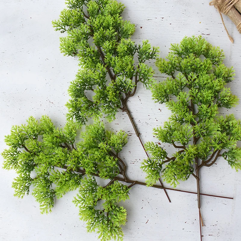 

Artificial Plant Fake Leaves Non-toxic Tasteless Home Wedding Decoration Decoration Plant Aquarium Decor
