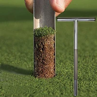 stainless steel soil sampler sampling soil drill green digger quick soil test lawn maintenance tool