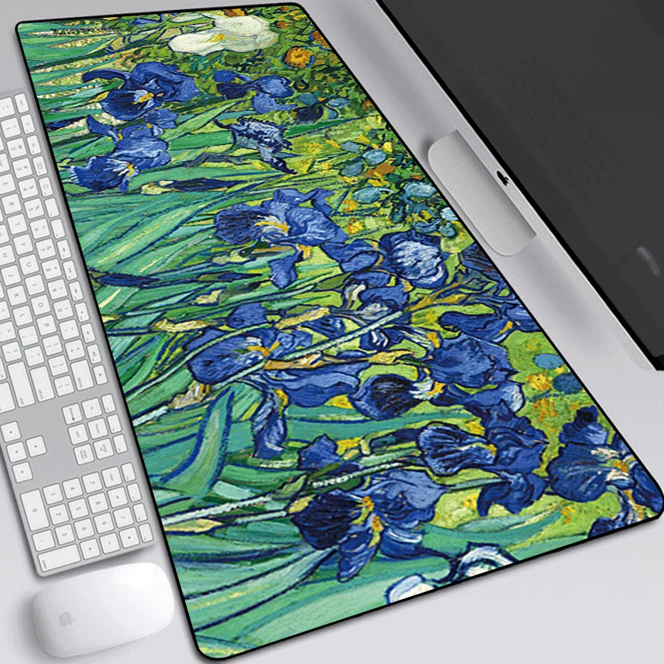 

Art oil painting large game mouse pad table mat oversized rubber mouse pad personalized landscape mouse pad
