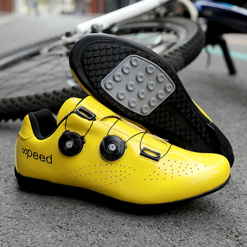 Beli Sepatu Bersepeda MTB Sepatu Bersepeda Balap Jalanan Mengunci Sendiri Sepatu Flat Mtb Luar Ruangan Sneakers Sepeda Gunung Profesional