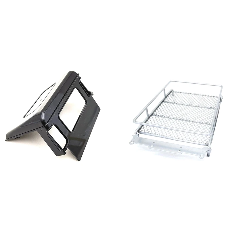 

1 шт. пластиковая черная Автомобильная навес крыши, сменная крышка и 1 шт. автомобильный металлический багажник