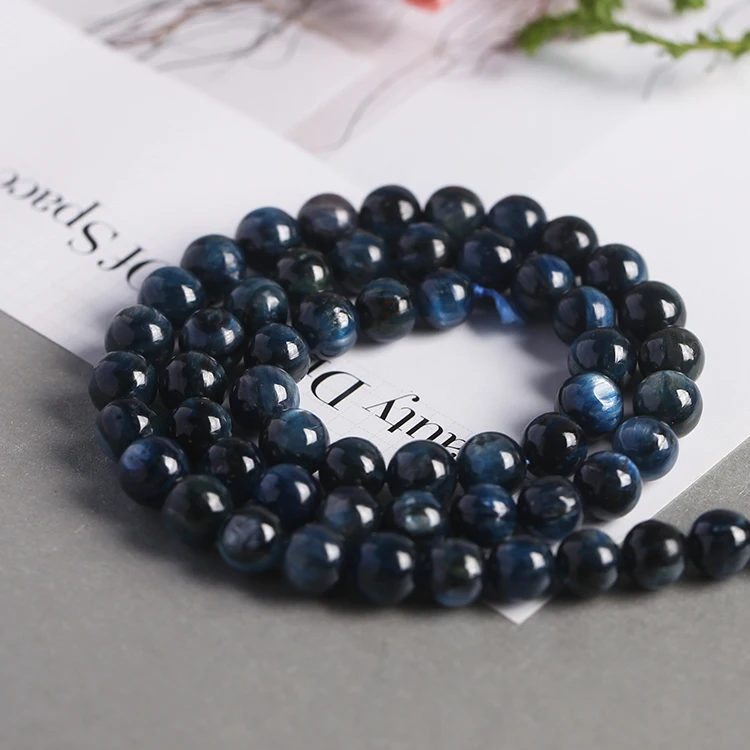 Синий Кианит Beads7-8mm выбрать размер круглый синий цвет цена мужские ожерелья Подвески Аксессуары для изготовления ювелирных изделий