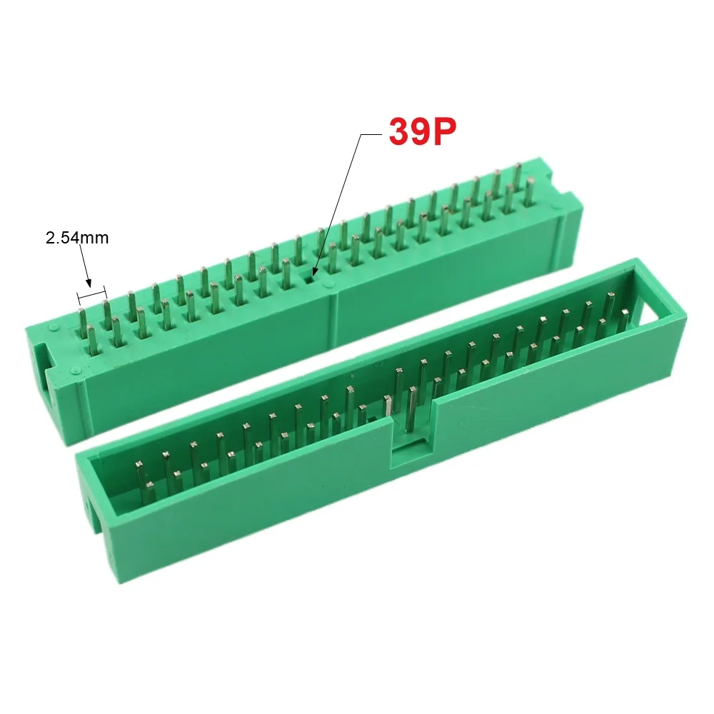 10 шт. 2 54 мм Шаг DC3 Штекерный разъем 6 8 12 14 16 18 20 24 26 30 34 39 40 50 60 64 Pin DIP прямой IDC |