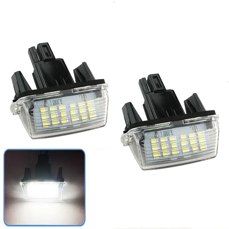 

2Pcs CanBus LED License Plate Lights For Toyota Camry/Aurion Avensis Verso Echo Prius LEXUS Is200 / Is300 1999~2005 Number Lamp
