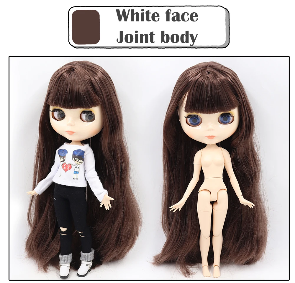 ICY Blyth Кукла № 1 глянцевое лицо белая кожа сустава тела 1/6 BJD Специальная цена 1/4 BJD, Pullip, Jerryberry, Licca игрушка подарок