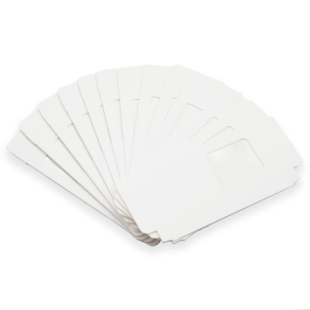 Оптовая продажа блестящая бумага пустая коробка для ресниц белая черная розовая