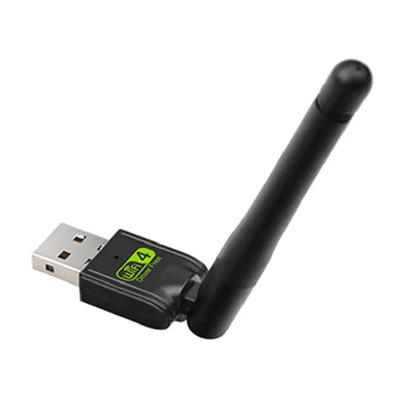 2,4G сетевая карта LAN USB WiFi адаптер 150 Мбит/с 5dBi WiFi ключ Ethernet приемник с антенной Бесплатный драйвер подходит для настольного ПК