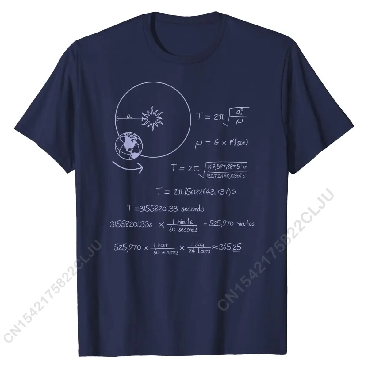 Мужская хлопковая футболка дешевая Повседневная с математическим принтом |