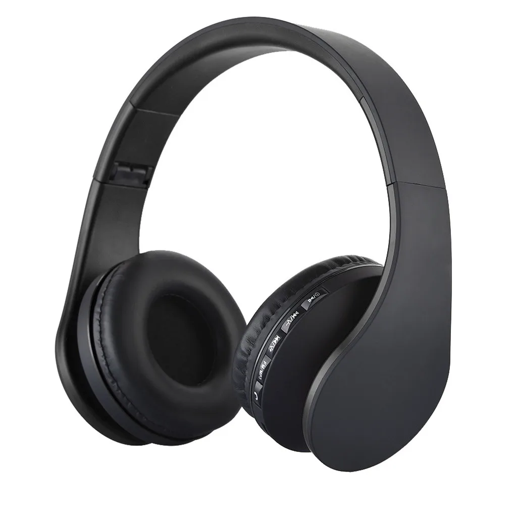 Mosunx портативные беспроводные Bluetooth сильные басы Складные Наушники Стерео шумоподавление наушники Встроенный микрофон