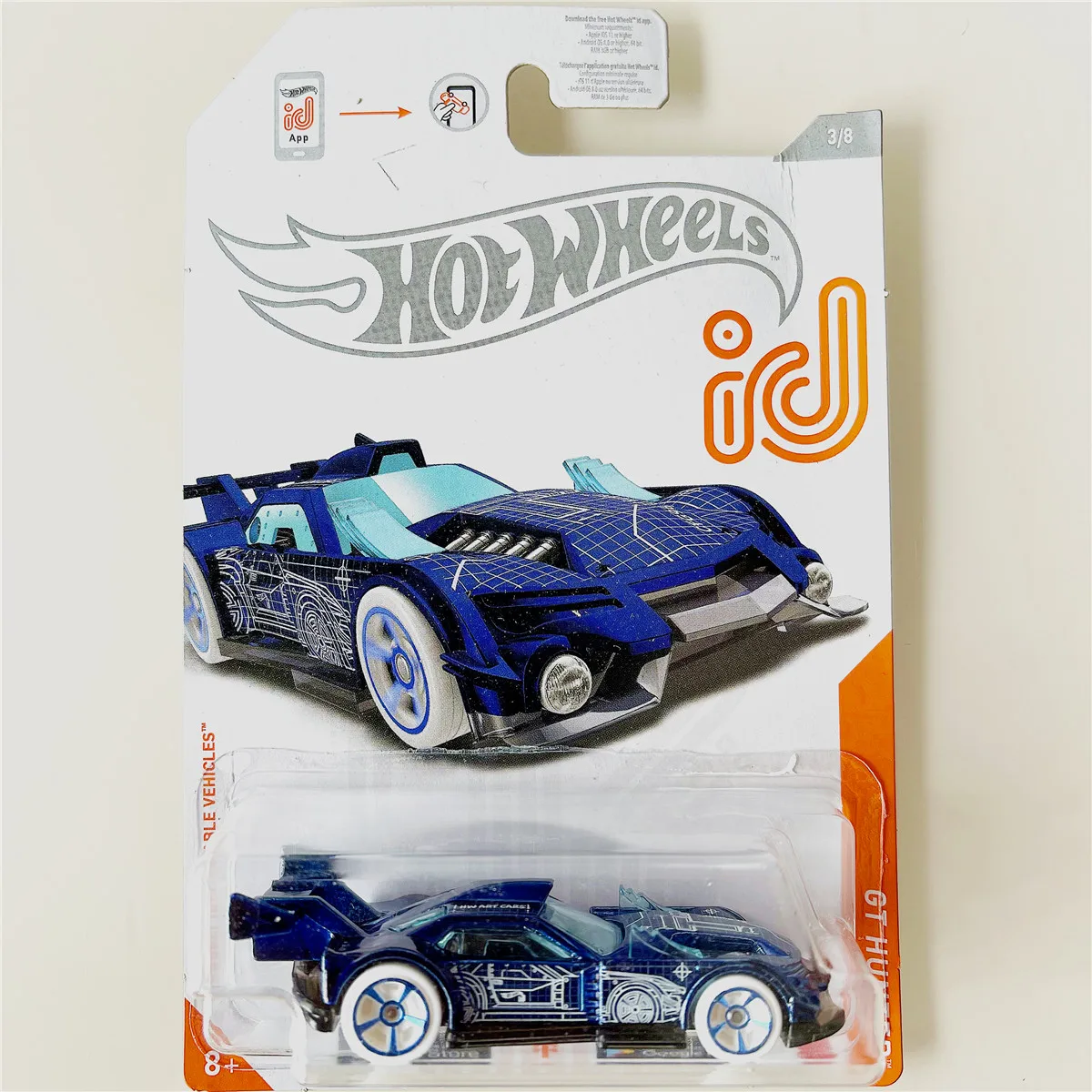 Оригинальный чип серии Hot Wheels ID полночная скорость редкий автомобиль мини