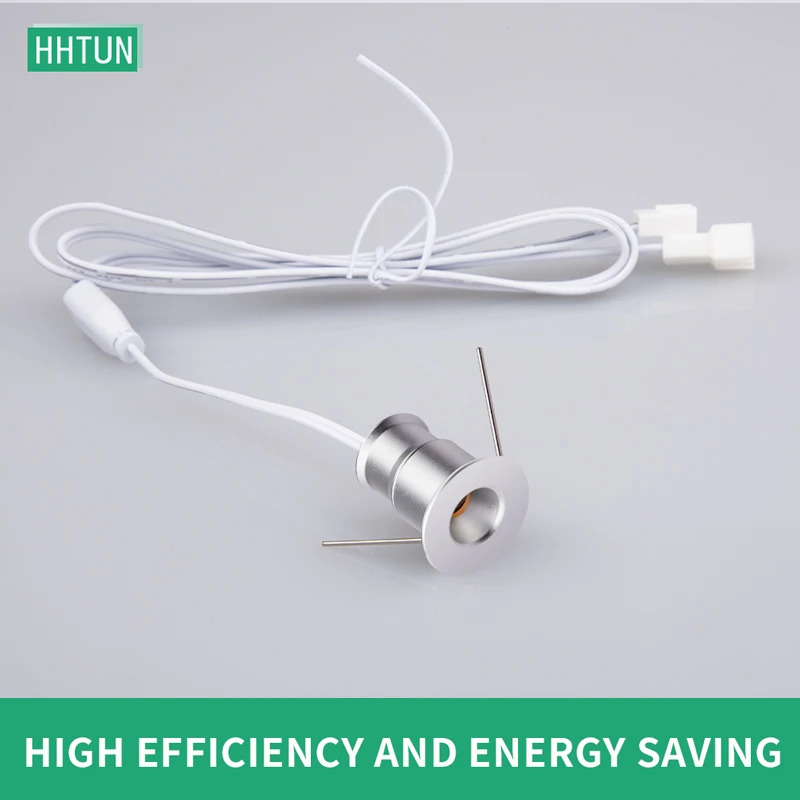 12 В постоянного тока 1 Вт Y-образный серебристый мини-прожектор мини-светильник