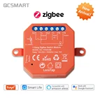 Tuya Smart Life ZigBee 3,0 Мини триггерный релейный модуль 16A светильник переключатель устройство работает с Google Home Alexa Голосовое управление Управление переключатель таймера автоматизации