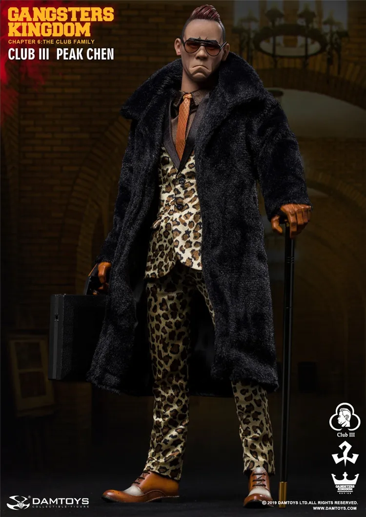 

NEW DAMTOYS GK018 1/6 gang kingdom grass flower 3 Peak Chen Chen Shanfeng Dashan gang boss movable dolls in stock