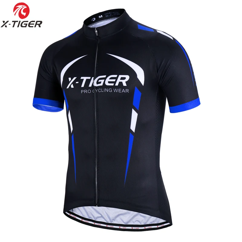 Cycling Jerseys X-TIGER, летние мужские майки для велоспорта, набор, одежда для велоспорта, быстросохнущая одежда из полиэстера, одежда для велоспорта, одежда для велоспорта - Цвет: Cycling Jerseys