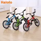 Halolo мини-Пальчиковые горные велосипеды, литые стенты из никелевого сплава, детский велосипед, новинка, шуточная модель, мини-портативные игрушки для детей