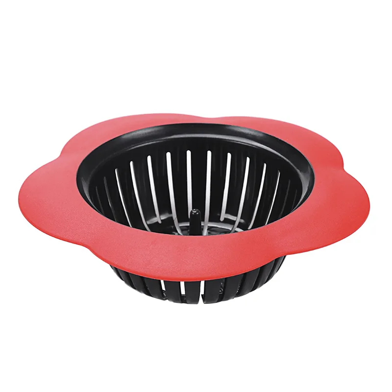 

2022 hot Anti-Blocking Flower Silicone Kitchen Sink Strainer Bathroom Shower Drain Sink Drains Cover Sink Colander Sewer Hair