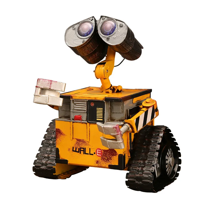 

Metal creative pendulum lunar exploration robot model tin lunar exploration model retro tin children's study deposit can